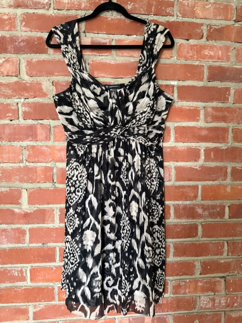 INC Chiffon Ikat print dress